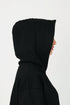 Heavy Oversized Hoodie Shift Black